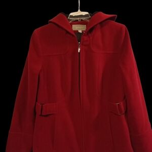 Croft & Barrow Women's Red Trench Coat